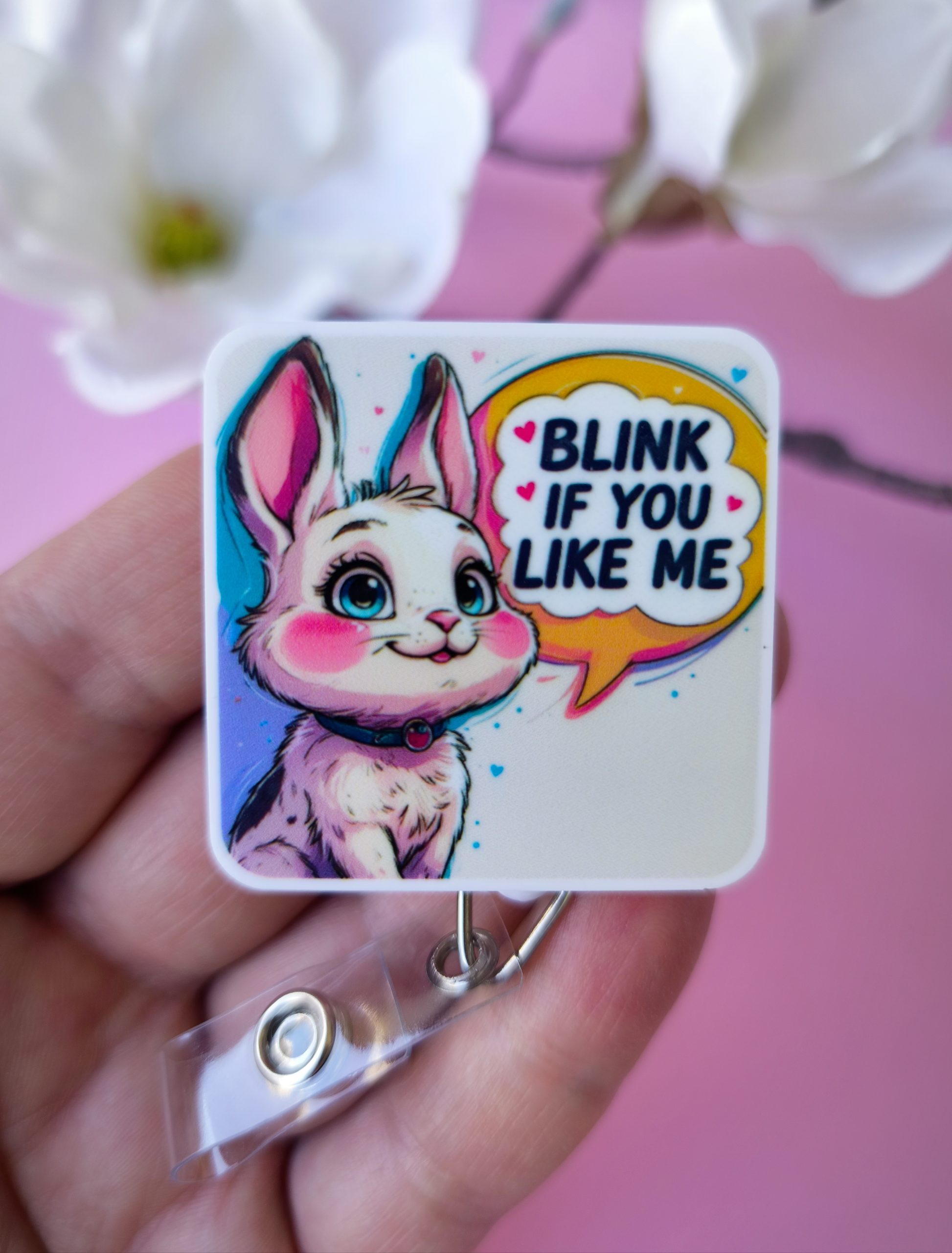 "Blink if you like me"