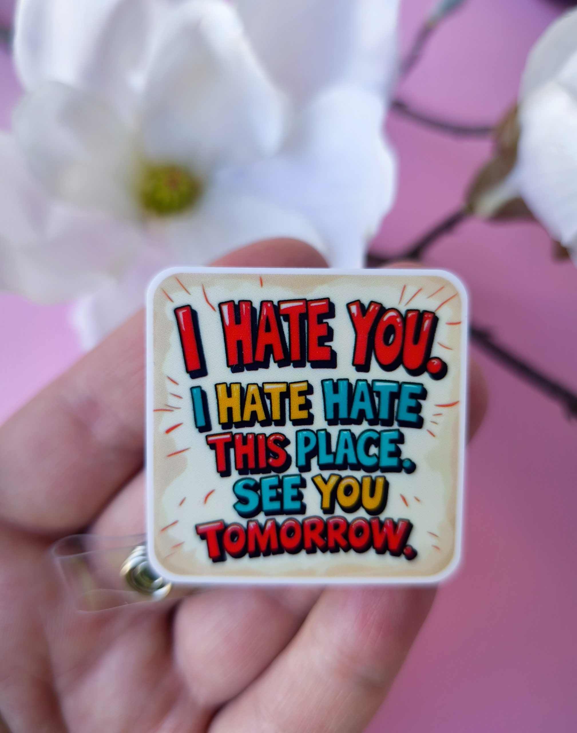 "I hate"